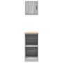 Armarios 2 uds para garaje madera ingeniería gris sonoma von , Armarios industriales - Ref: Foro24-3328274, Preis: 82,04 €, R...