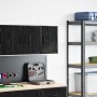 Armario de pared para garaje madera de ingeniería negra von , Armarios industriales - Ref: Foro24-860609, Preis: 29,94 €, Rab...