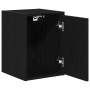 Armario de pared para garaje madera de ingeniería negra von , Armarios industriales - Ref: Foro24-860609, Preis: 29,94 €, Rab...