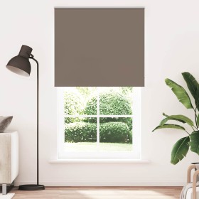 Estor Enrollable Opaco Color Café 125x210cm Tela Ancho 121,6cm by , Blinds and blinds - Ref: Foro24-4011055, Price: 26,12 €, ...