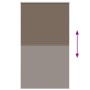 Estor Enrollable Opaco Color Café 125x210cm Tela Ancho 121,6cm by , Blinds and blinds - Ref: Foro24-4011055, Price: 26,12 €, ...