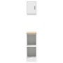Armarios 2 uds para garaje madera de ingeniería blanco by , Armarios industriales - Ref: Foro24-3328260, Price: 67,80 €, Disc...