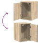 Armarios 2 uds para garaje madera de ingeniería roble sonoma by , Armarios industriales - Ref: Foro24-3328262, Price: 66,76 €...