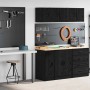 Armarios 2 uds para garaje madera de ingeniería negro von , Armarios industriales - Ref: Foro24-3328288, Preis: 77,34 €, Raba...