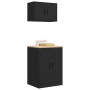 Armarios 2 uds para garaje madera de ingeniería negro by , Armarios industriales - Ref: Foro24-3328306, Price: 160,60 €, Disc...