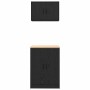 Armarios 2 uds para garaje madera de ingeniería negro by , Armarios industriales - Ref: Foro24-3328306, Price: 160,60 €, Disc...