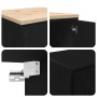 Armarios 2 uds para garaje madera de ingeniería negro by , Armarios industriales - Ref: Foro24-3328306, Price: 160,60 €, Disc...