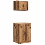 Armarios 2 uds para garaje madera ingeniería antigua madera by , Armarios industriales - Ref: Foro24-3328312, Price: 121,65 €...