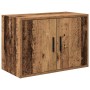 Armarios 2 uds para garaje madera ingeniería antigua madera by , Armarios industriales - Ref: Foro24-3328312, Price: 121,65 €...