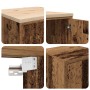 Armarios 2 uds para garaje madera ingeniería antigua madera by , Armarios industriales - Ref: Foro24-3328312, Price: 121,65 €...