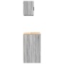 Armarios 2 uds para garaje madera ingeniería gris sonoma de , Armarios industriales - Ref: Foro24-3328310, Precio: 123,76 €, ...