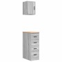 Armarios 2 uds para garaje madera ingeniería gris sonoma by , Armarios industriales - Ref: Foro24-3328319, Price: 103,35 €, D...