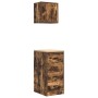 Armarios 2 uds para garaje madera ingeniería roble ahumado by , Armarios industriales - Ref: Foro24-3328327, Price: 104,64 €,...