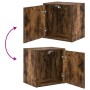 Armarios 2 uds para garaje madera ingeniería roble ahumado by , Armarios industriales - Ref: Foro24-3328327, Price: 104,64 €,...