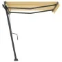 Toldo de pie retráctil manual amarillo y blanco 350x250 cm de vidaXL, Toldos - Ref: Foro24-3069718, Precio: 354,65 €, Descuen...