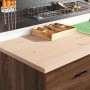 Armarios 2 uds para garaje madera ingeniería marrón roble by , Armarios industriales - Ref: Foro24-3328338, Price: 133,35 €, ...