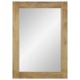 Espejo de baño madera maciza mango marrón 50x70x2,5 cm von , Badezimmermöbel - Ref: Foro24-4017751, Preis: 79,10 €, Rabatt: %