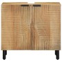 Armario de lavabo de baño madera maciza mango marrón 62x33x58cm by , Bathroom furniture - Ref: Foro24-4017739, Price: 144,06 ...
