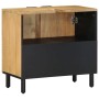 Armario de lavabo de baño madera maciza mango marrón 62x33x58cm by , Bathroom furniture - Ref: Foro24-4017739, Price: 144,06 ...