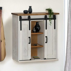 Armario colgante HALDEN 2 puerta correderas 75x22,5x70cm blanco de , Armarios de cocina - Ref: Foro24-4018442, Precio: 148,81...