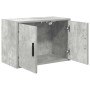 Armario de pared para garaje madera de ingeniería gris hormigón de , Armarios industriales - Ref: Foro24-860649, Precio: 46,4...
