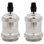 Portalámparas 2 uds níquel satinado E27 by , Lighting accessories - Ref: Foro24-4106527, Price: 15,52 €, Discount: %