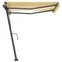 Toldo manual retráctil con LED amarillo y blanco 300x250 cm de vidaXL, Toldos - Ref: Foro24-3069703, Precio: 380,48 €, Descue...