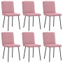 Sillas de comedor 6 unidades terciopelo rosa von , Essstühle - Ref: Foro24-3315560, Preis: 244,78 €, Rabatt: %