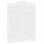 Puertas batientes diseño de lamas 1 par blanco 100x80 cm von , Türen für zu Hause - Ref: Foro24-4107140, Preis: 89,04 €, Raba...