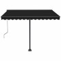 Toldo automático con LED y sensor de viento antracita 350x250cm by , Awnings - Ref: Foro24-3069734, Price: 620,45 €, Discount: %