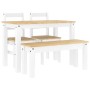 Juego de comedor Panama 4 pzas madera maciza de pino blanco von , Möbelsets für Küchen und Esszimmer - Ref: Foro24-3345169, P...