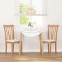 Sillas de comedor con cojines 2uds madera maciza natural caucho by , dining chairs - Ref: Foro24-4102389, Price: 116,56 €, Di...