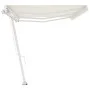 Toldo de pie retráctil manual crema 600x350 cm de vidaXL, Toldos - Ref: Foro24-3069677, Precio: 676,20 €, Descuento: %