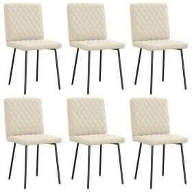 Sillas de comedor 6 unidades cuero sintético color crema von , Essstühle - Ref: Foro24-3315484, Preis: 252,15 €, Rabatt: %