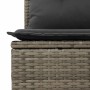 Set sofás jardín y cojines 5 pzas ratán sintético acacia gris by , Garden sets - Ref: Foro24-3327546, Price: 366,01 €, Discou...
