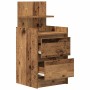 Mesilla de noche con 2 cajones madera vieja 38x34x80 cm de , Mesitas de noche - Ref: Foro24-861369, Precio: 54,04 €, Descuent...