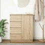 Aparador con cajones roble Sonoma 71x35x84 cm madera ingeniería de , Aparadores - Ref: Foro24-861582, Precio: 103,31 €, Descu...