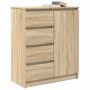 Aparador con cajones roble Sonoma 71x35x84 cm madera ingeniería de , Aparadores - Ref: Foro24-861582, Precio: 103,31 €, Descu...