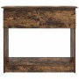 Mesa consola con cajones roble ahumado 85,5x38,5x74,5 cm de , Mesas auxiliares - Ref: Foro24-861395, Precio: 64,64 €, Descuen...