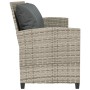Sofá de jardín con cojines 5 plazas ratán sintético gris claro by , Garden sets - Ref: Foro24-4104117, Price: 298,89 €, Disco...