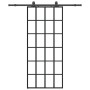 Puerta corredera con set herrajes negro 90x205 cm vidrio ESG von , Türen - Ref: Foro24-3375794, Preis: 251,14 €, Rabatt: %