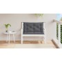 Cojín de banco de jardín tela Oxford antracita 100x(50+50)x7 cm von , Kissen für Stühle und Sofas - Ref: Foro24-314992, Preis...