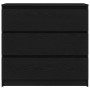 Aparador de madera de roble negro 80x35x76 cm by , Sideboards - Ref: Foro24-861734, Price: 102,23 €, Discount: %