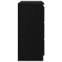 Aparador de madera de roble negro 80x35x76 cm by , Sideboards - Ref: Foro24-861734, Price: 102,23 €, Discount: %