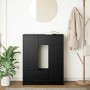 Aparador con cajones y puertas roble negro 73x31x90 cm de , Aparadores - Ref: Foro24-861851, Precio: 98,95 €, Descuento: %