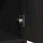 Aparador con cajones y puertas roble negro 73x31x90 cm de , Aparadores - Ref: Foro24-861851, Precio: 98,95 €, Descuento: %