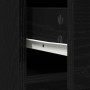 Aparador con cajones y puertas roble negro 73x31x90 cm de , Aparadores - Ref: Foro24-861851, Precio: 98,95 €, Descuento: %