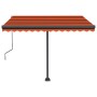 Automatische Standmarkise in Orange und Braun, 300 x 250 cm von vidaXL, Markisen - Ref: Foro24-3069710, Preis: 446,71 €, Raba...