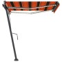Automatische Standmarkise in Orange und Braun, 300 x 250 cm von vidaXL, Markisen - Ref: Foro24-3069710, Preis: 446,71 €, Raba...