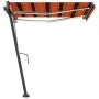 Toldo de pie automático naranja y marrón 300x250 cm de vidaXL, Toldos - Ref: Foro24-3069710, Precio: 431,61 €, Descuento: %